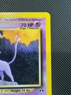 Pokemon WOTC Espeon Neo Discovery 20/75 TCG Unlimited Rare LP+ - Image 5