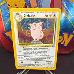 Pokemon TCG Clefable 1/64 Jungle Holo Rare - Image 1