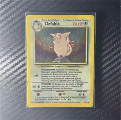 Pokemon TCG Jungle Error Clefable 1/64 Holo Rare English 1999 WOTC - Image 1