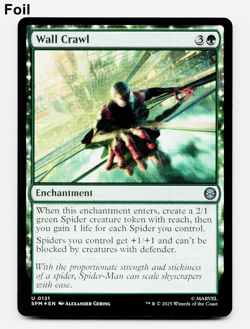 Wall Crawl [Marvel's Spider-Man] MTG NM/M 🌳 *Ships Meow!* - Image 1