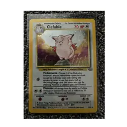 Pokemon TCG Clefable 1/64 Jungle Holo Rare English 70 HP 1999 Wizards - Image 1