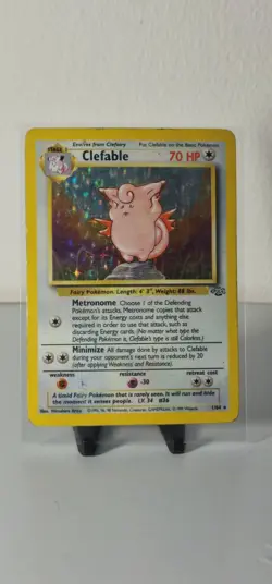 Pokemon TCG Clefable Holo Rare Jungle 1/64 - Image 1