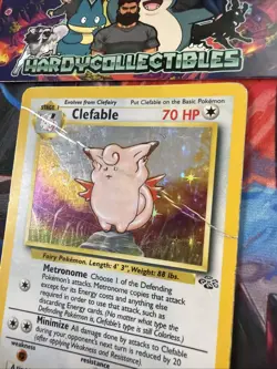 Pokemon TCG Clefable Jungle 1/64 Holo Rare HP - Image 2