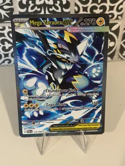 Mega Zeraora ex 114/084 Special Illustration Rare Pitch Black Pokemon NM - Image 1