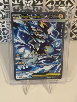 Mega Zeraora ex 114/084 Special Illustration Rare Pitch Black Pokemon NM - Image 2