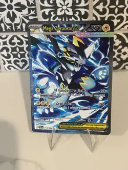 Mega Zeraora ex 114/084 Special Illustration Rare Pitch Black Pokemon NM - Image 5