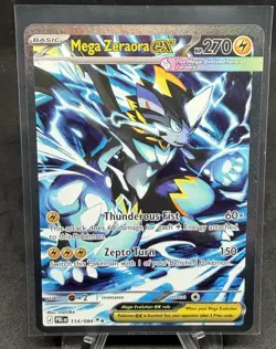 Mega Zeraora Ex 114/084 Special Illustration Rare Me05: Pitch Black Pokemon TCG - Image 1