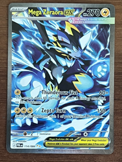 Mega Zeraora ex - Special Illustration Rare ME05: Pitch Black 114/084 NM - Image 1