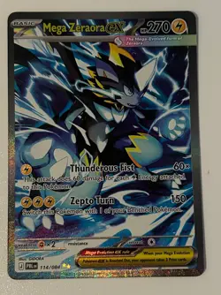 Mega Zeraora ex Special Illustration Rare ME05: Pitch Black 114/084 NM - Image 1