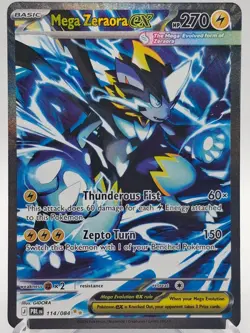 ME Pitch Black - Mega Zeraora ex 114/084 Special Illustration Rare- NM - Image 1