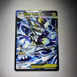 Mega Zeraora EX 114/084 Pitch Black: Mega EX Special Illustration Rare Pokemon - Image 1