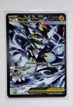 Pokemon Pitch Black Mega Zeraora EX SIR Special Illustration Rare 114/084 - Image 1