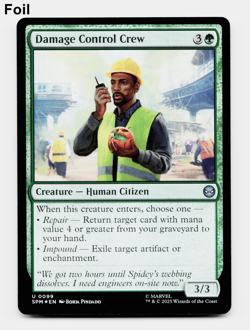 Damage Control Crew [Marvel's Spider-Man] MTG NM/M 🌳 *Ships Meow!* - Image 1