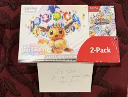 Pokemon TCG Prismatic Evolutions Costco 2 Pack | ETB & Booster Bundle Sealed New - Image 1