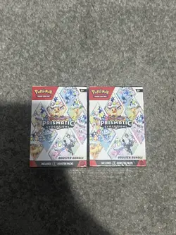 Pokemon TCG Prismatic Evolutions Booster Bundle Brand New Sealed x2 - Image 1