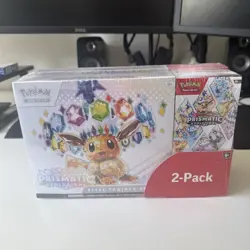 Pokemon TCG Prismatic Evolutions Costco Bundle ETB with Booster, New and Sealed - Image 1