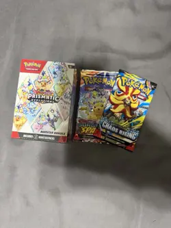 Pokemon TCG Prismatic Evolutions Booster Bundle 6 Packs Sealed Brand New - Image 1