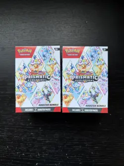 Pokemon TCG Prismatic Evolutions Booster Bundle X2 - New And Sealed - Image 1