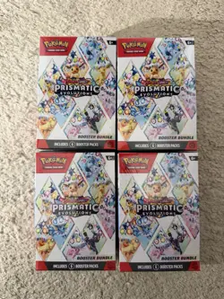 Pokemon TCG Prismatic Evolutions Booster Bundle x4 - Brand New and Sealed - Image 1