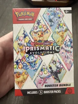 Pokemon TCG Scarlet & Violet Prismatic Evolutions Booster Bundle Box Sealed New - Image 1