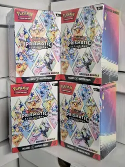 8x Pokemon TCG Prismatic Evolutions Booster Bundle NEW & SEALED x8 - Image 1