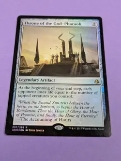 MTG Magic: Amonkhet: Throne of the God-Pharaoh Foil #237/269 Rare - LP - Image 1