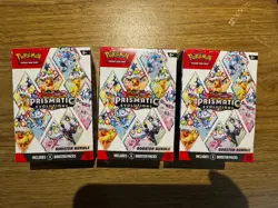 Pokemon TCG Prismatic Evolutions Booster Bundle x3 🔥 BRAND NEW & SEALED ✅ - Image 1