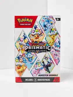 Pokemon TCG Prismatic Evolutions English Booster Bundle (6 Packs) - New & Sealed - Image 1