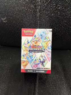 Pokemon TCG Prismatic Evolutions English Booster Bundle (6 Packs) - New & Sealed - Image 1