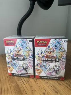 Pokemon TCG Prismatic Evolutions Booster Bundle NEW & SEALED x2 - Image 1
