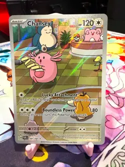 Chansey 187/167 Illustration Rare Twilight Masquerade Pokemon NM/M - Image 1
