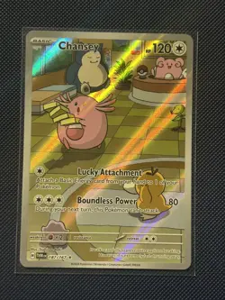 Chansey 187/167 Illustration Rare Twilight Masquerade Pokemon NM/M - Image 1