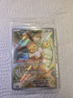 Pokemon Prismatic Evolutions - Eevee 173 Black Star Promo - SEALED - Image 1