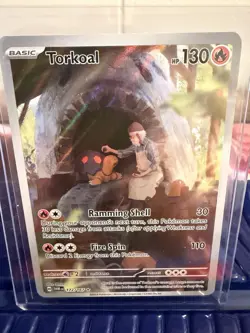Pokemon TCG Full Art Foil 6 Card Lot Torkoal 172/167 Slaking ex 227/191 - Image 2