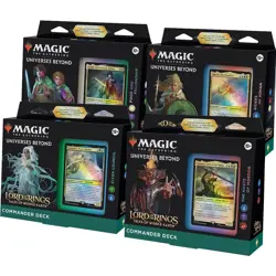 MTG Lord of the Rings: Tales of Middle-earth Commander Deck ~ Set of 4 Decks! - Image 1