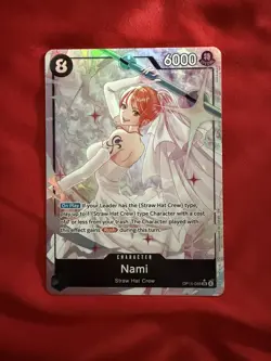 One Piece Nami OP15-086 SP SR Alt Art OP15 English - Image 1