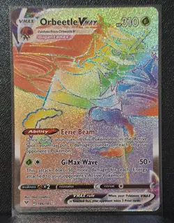 ORBEETLE VMAX - 186/185 - Secret Rare - Vivid Voltage - NM/M - Pokemon Card - Image 1