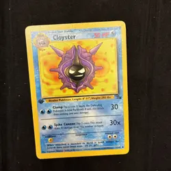 Pokemon TCG Card Cloyster 32/62 Fossil 1st Edition Uncommon Vintage - LP - Image 1