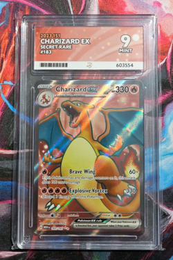Ace 9 Charizard EX 183/165 151 Pokemon TCG - Image 1