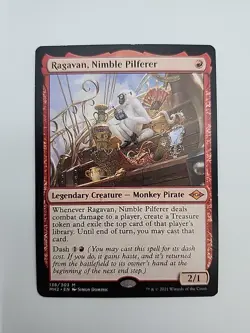 MTG Modern Horizons 2 #138 Ragavan, Nimble Pilferer NM - Image 1