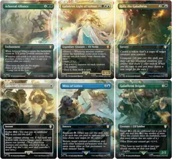 MTG MAGIC LORD OF THE RINGS COMPLETE SCENE BOX SET ART SERIES 24 CARD - Image 1