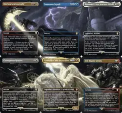 MTG MAGIC LORD OF THE RINGS COMPLETE SCENE BOX SET ART SERIES 24 CARD - Image 4
