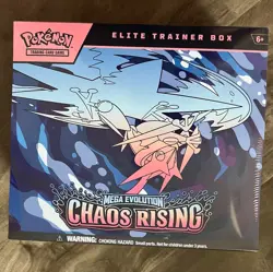 Pokemon Mega Evolution Chaos Rising ETB Elite Trainer Box NEW FACTORY SEALED - Image 1