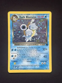 Pokemon TCG Dark Blastoise 3/82 Team Rocket Rare Holo Card - Image 1