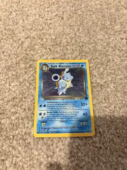 Dark Blastoise 3/82 Team Rocket Holo Rare Pokemon TCG Card English 2000 WOTC - Image 2