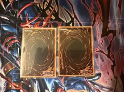 Yugioh! The Fallen & The Virtuous (Ultimate Rare) UP01-EN006 OTS Limited UTR NM - Image 2