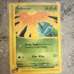 Nintendo Pokemon TCG Bulbasaur 95/165 Expedition 2002 NM - Image 1