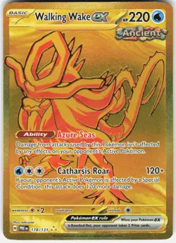 Pokemon Walking Wake ex 178/131 Hyper Rare Prismatic Evolutions Pokemon Holo NM - Image 1