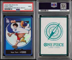 2026 ONE PIECE LOS ANGELES DODGERS MONKEY D LUFFY DON CARD PROMO - PSA 9 InHand - Image 3