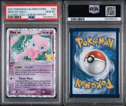 PSA 10 Gem Mint Mew Ex #88/92 Celebrations Classic Collection 2021 - Image 2